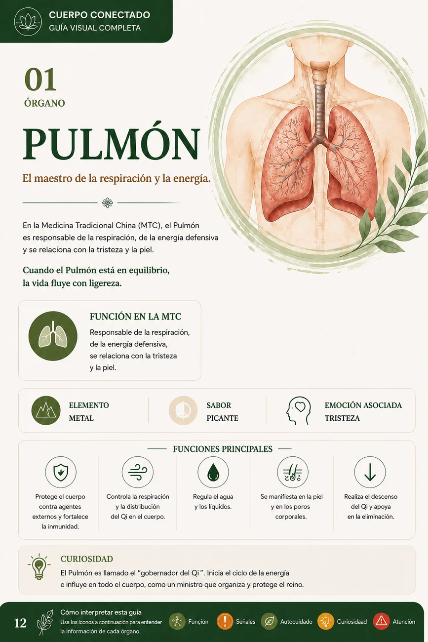 Vista previa de la página sobre Pulmón